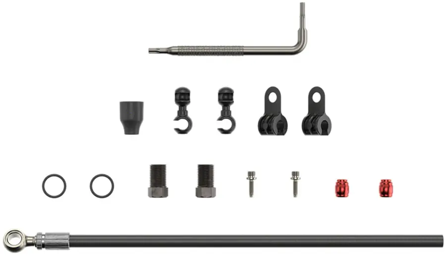 SRAM Disc Brake Hose Kit - Silver Banjo 2000mm While Supplies Last