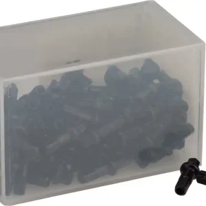 DT Swiss Pro Head Spoke Nipples - Aluminum 2.0 x 15mm Black Box of 100  | Bikeparts.Com Premium