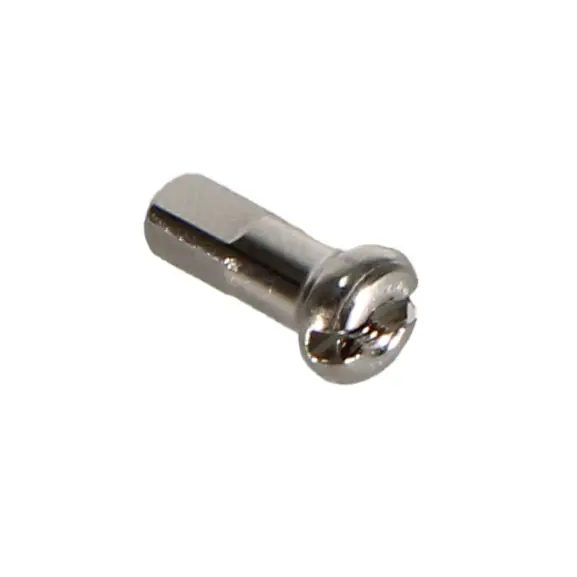 DT Swiss ProLock Brass Nipple 14g/12mm Silver Box/100  | Bikeparts.Com Fresh Stock