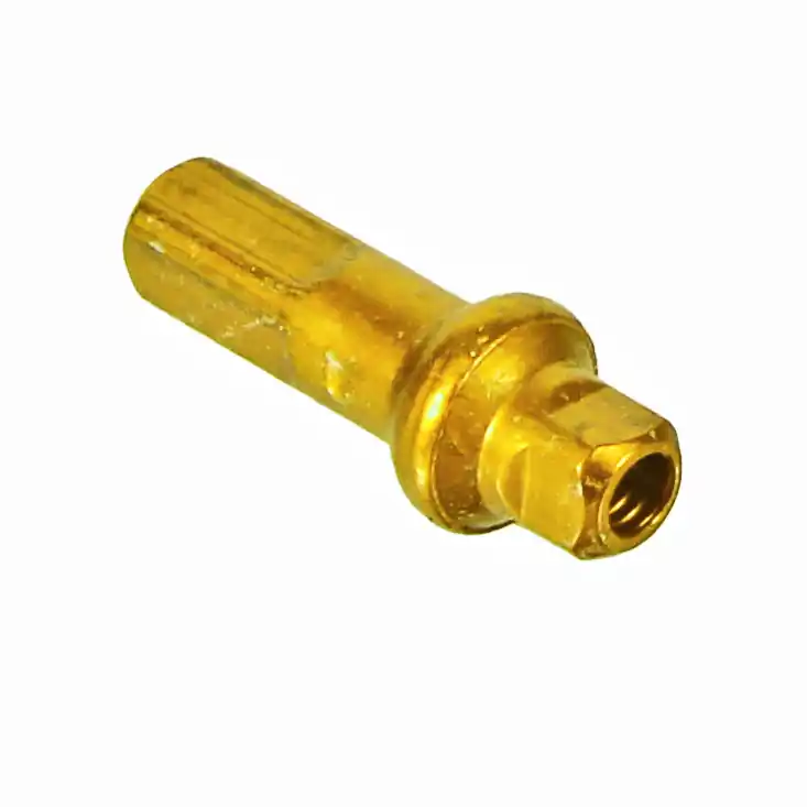 Shop Now Sapim Double Square SL Alloy Nipple 14g/16mm Gold 100/C  | Bikeparts.Com