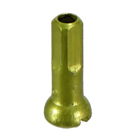 Buy Direct Sapim Secure Lock Alloy Nipple 14g/14mm Lime 100/Count  | Bikeparts.Com