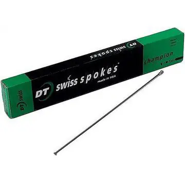Authentic DT Swiss Champion 14g Spoke SP Black 294mm 20/Count  | Bikeparts.Com