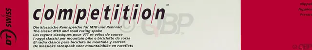 DT Swiss Competition Spoke: 2.0/1.8/2.0mm 258mm J-bend Silver Box of 100  | Bikeparts.Com New Release
