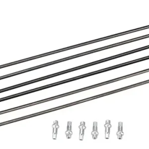 Limited Time DT Swiss PR1600 DiCut 21 DB Spoke Kit: Front & Rear Black