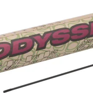 Shop Now Odyssey HGS Spokes - Stainless Straight 14g 186mm Black Box of 40 Includes Nipples  | Bikeparts.Com