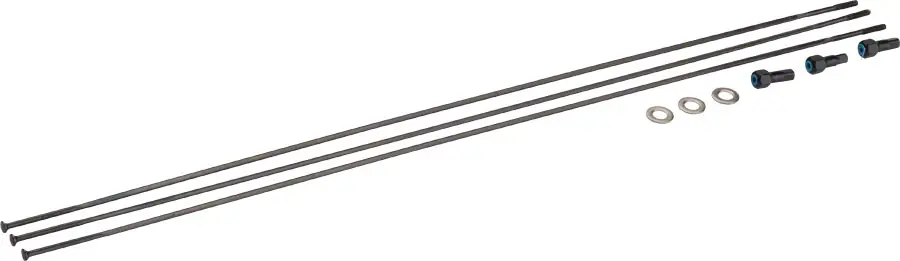 SRAM Spokes/Nipples/Washers 3-pack 298mm CX-Sprint Straight-Pull External Black Roam 60 29" Crafted