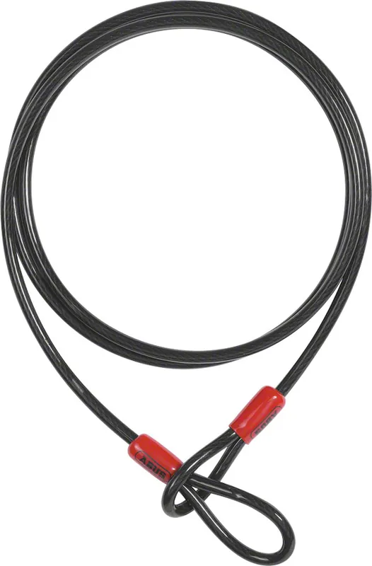Order Now ABUS Cobra Seat Leash: 5mm x 75cm (2.5ft): Black (10%Off) | Bikeparts.Com