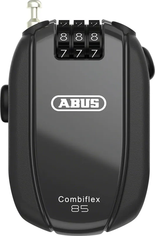 Super Sale Abus Combiflex Break Retractable Combo Lock - 85cm Black