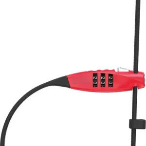 Abus Combiflex Travel Guard Combo Lock - Red Buy Direct