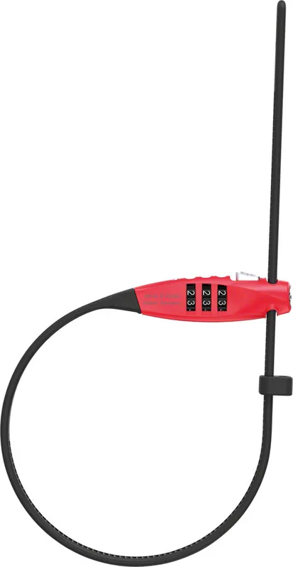 Abus Combiflex Travel Guard Combo Lock - Red Buy Direct