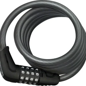 ABUS Numero 5510C Cable Lock -Combination 180cmx10mm With SCMU Seatpost Mount Black Super Sale