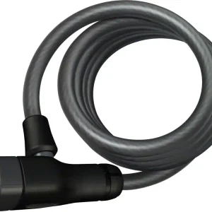 ABUS Star 4508 Keyed Coiled Cable Lock: 150cm x 8mm Black Price Drop