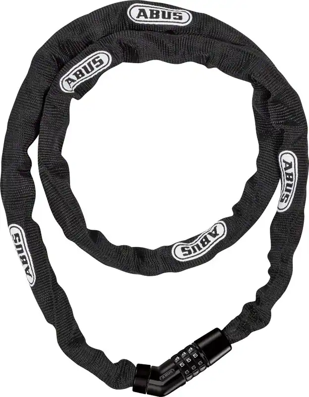 Best Seller ABUS Steel-O-Chain 4804C Combination Lock: 110/4mm Black