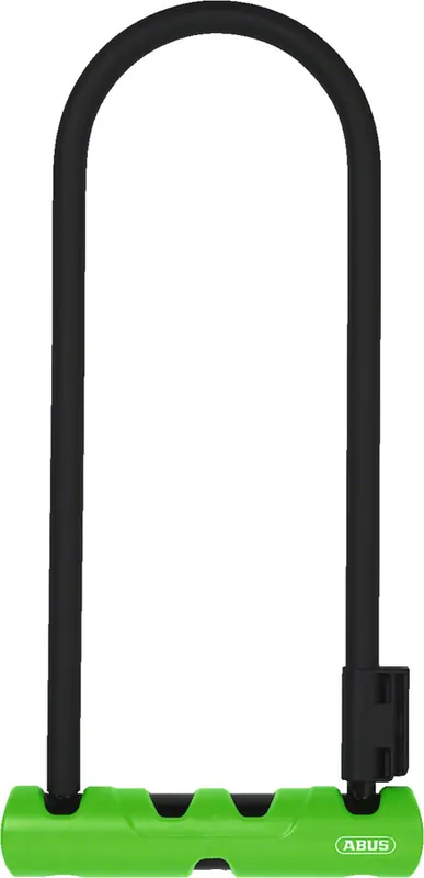 Abus Ultra 410 U-Lock - 11 x 6" SH34 Bracket Black/Green Free Delivery