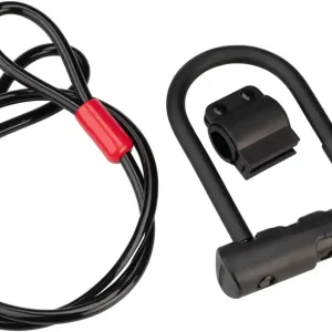 Abus Ultra 410 U-Lock - 3.9 x 5.5" Keyed Black Includes Cobra cable Money Back Guarantee