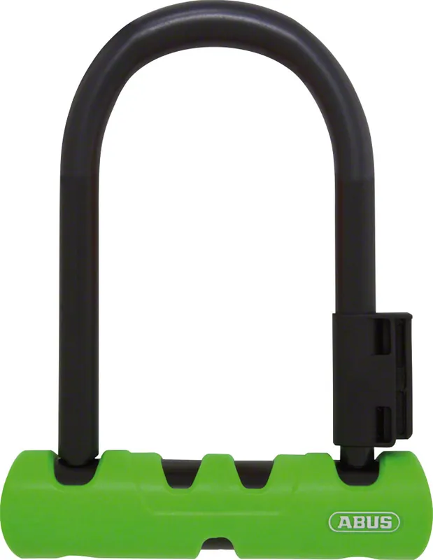 Deal Abus Ultra 410 U-Lock - 3.9 x 5.5" Keyed Black/Green Includes bracket
