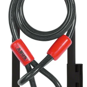 Abus Ultra 410 U-Lock - 3.9 x 7" Keyed Black/Green Includes Cobra cable and bracket Original