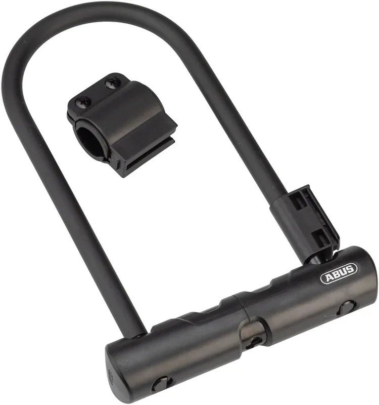 Abus Ultra 410 U-Lock - 3.9 x 9" Keyed Black Includes bracket Grab Now