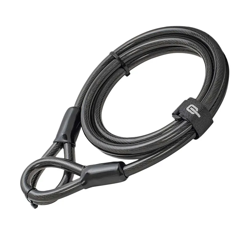 Factory Price Hiplok Steel Core Loop End Cable 2m x 10mm Black  | Bikeparts.Com