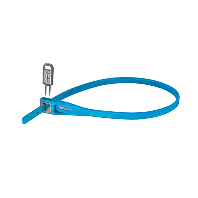 Warranty Included Hiplok Z Lok Single Zip Key Lock Cyan  | Bikeparts.Com