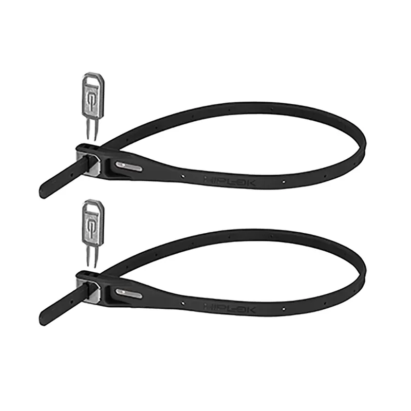 Discount Hiplok Z Lok Twin Count Zip Key Lock Black | Bikeparts.Com