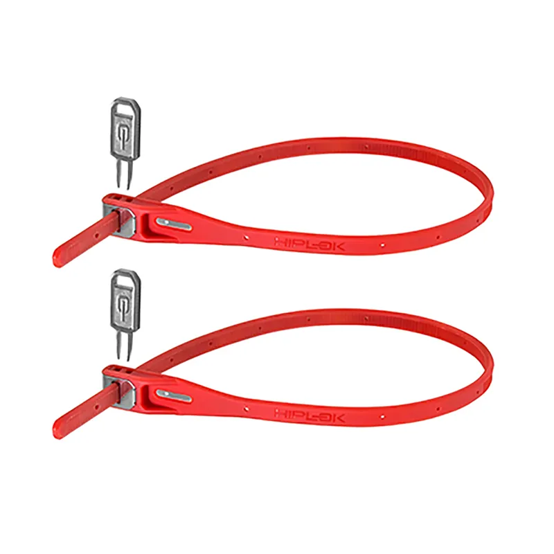 Hiplok Z Lok Twin Count Zip Key Lock Red  | Bikeparts.Com Cheap
