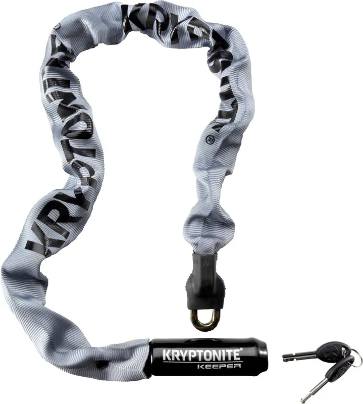 Krypto Keeper 785 Integrated Chain Lock: 2.8' (85cm) Gray | Bikeparts.Com Big Sale