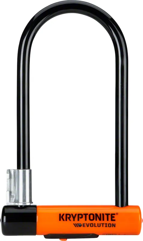 No Minimum Order Kryptonite Evolution Series U-Lock - 4 x 9" Keyed Black Includes bracket | Bikeparts.Com