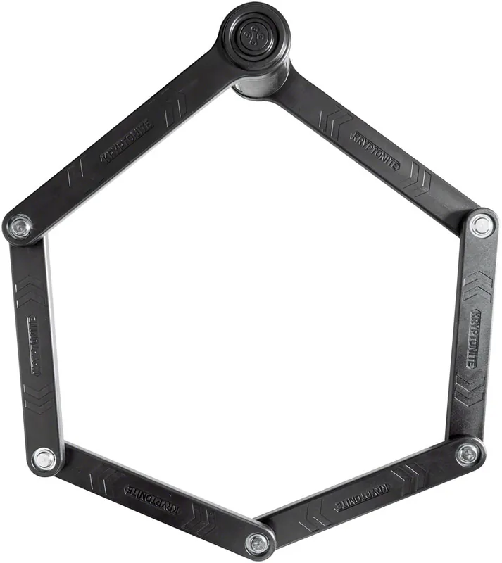 Kryptonite Keeper 510 Folding Lock: Black 100cm 3mm | Bikeparts.Com Time-Limited