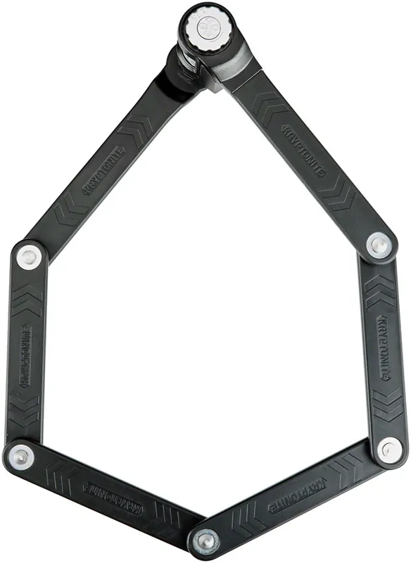 Kryptonite Keeper 585 Combo Folding Lock - 85cm 3mm Black # | Bikeparts.Com Free Shipping