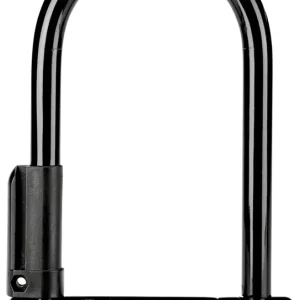 Kryptonite Keeper U-Lock - 3.25 x 6" Keyed Black Includes bracket  | Bikeparts.Com Modern