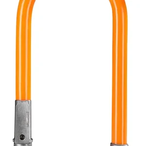 Limited Edition Kryptonite Krypto Series 2 Mini-7 U-Lock - 3.25 x 7" Keyed Orange Includes bracket  | Bikeparts.Com