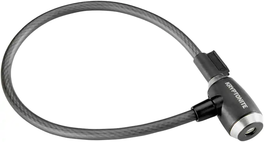 Kryptonite KryptoFlex 1265 Cable Lock - Keyed 65cm x 12mm Black | Bikeparts.Com Reduced Price