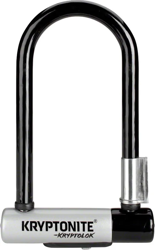 Kryptonite KryptoLok U-Lock - 3.25 x 7" Keyed Black Includes bracket | Bikeparts.Com Big Sale