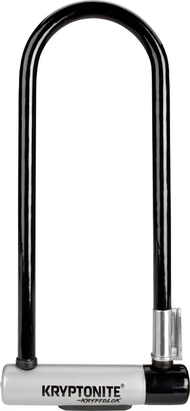 Kryptonite KryptoLok U-Lock - 4 x 11.5" Keyed Black Includes bracket | Bikeparts.Com Hot Deal