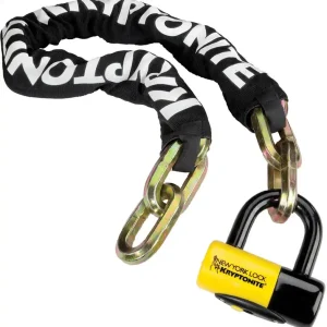Bulk Order Kryptonite New York Fahgettaboudit Chain 1410 and Disc Lock: 3.25' (100cm)  | Bikeparts.Com