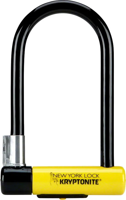 Limited Edition Kryptonite New York U-Lock - 3.25 x 6" Keyed Black | Bikeparts.Com