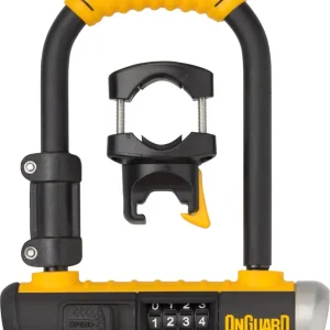 Trending OnGuard Combo Mini U-Lock - 3.5 x 5.5" Combination Black/Yellow