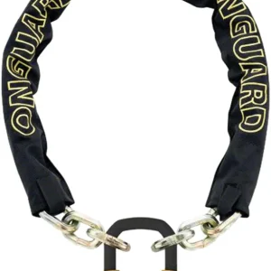 OnGuard Mastiff Chain Lock with Keys: 3.7' x 10mm Black/Yellow Instant Buy