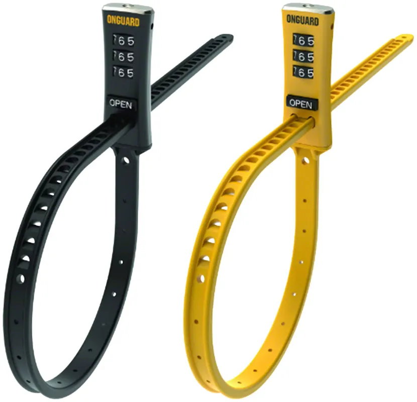 OnGuard ZipLock Combo Lock - Black/Yellow Pack of 2 Buy Direct