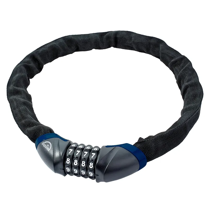 Last Chance Squire Kilda Integrated Chain Lock 900mm Keyed Black  | Bikeparts.Com