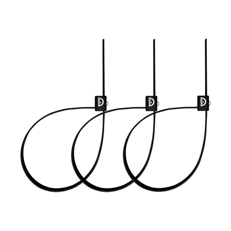 Squire Straplok 10 Cable Lock Keyed Black 3/pack  | Bikeparts.Com Get Yours