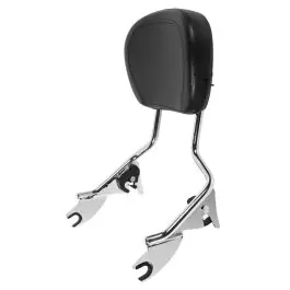 Cheap Chrome Detachable Tall Boy Sissy Bar Backrest for Harley® Touring '09-'25