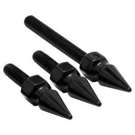 Spiked Windshield Bolts in Black for Harley® Touring '14-'25 Crafted