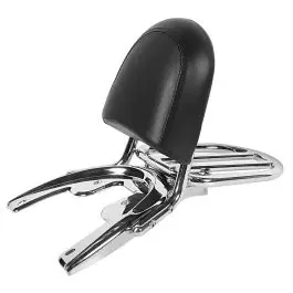 Chrome Sissy Bar Backrest / Luggage Rack for Harley® V-Rod '02-'06 New Release