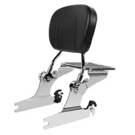 Chrome Sissy Bar Backrest & Luggage Rack for Harley® Softail / Fatboy / Night Train Get Yours