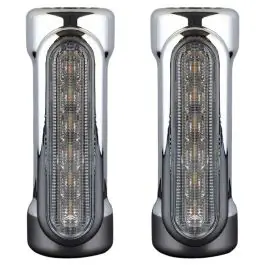 HOGWORKZ® Chrome Engine Guard / Highway Bar LED Lights Free Returns