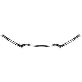 Hollow Cut Billet Windshield Trim in Black for Harley® Road Glide '15-'25 Discount