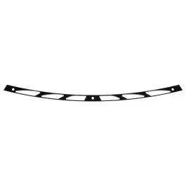 Hollow Cut Billet Windshield Trim in Black for Harley® Touring '96-'13 Special Discount
