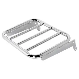 Seasonal Sale Chrome Luggage Rack Add-On for HOGWORKZ® Sissy Bar Backrest for Harley® Softail '18-'25